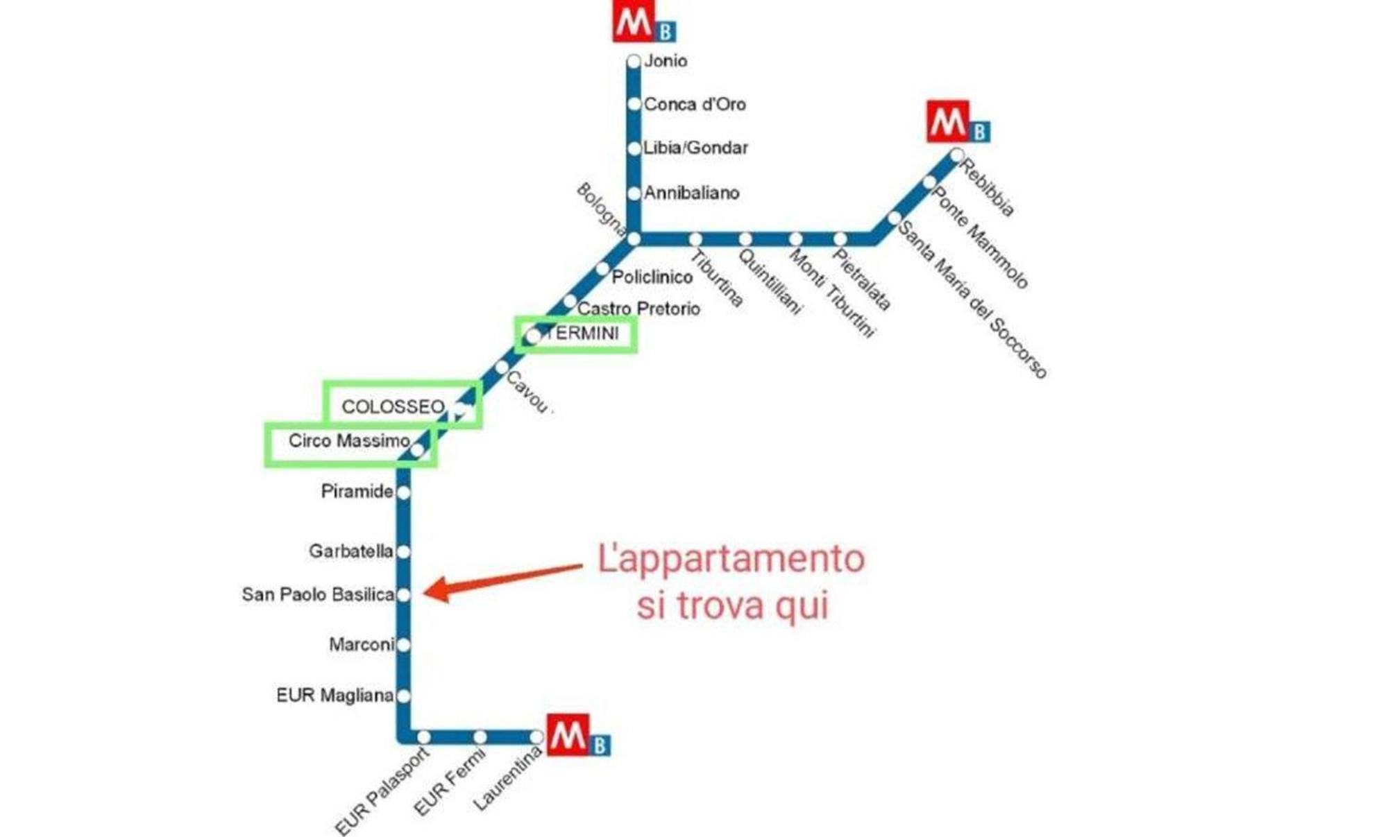 Casa Paolina A Metro San Paolo Daire Roma Dış mekan fotoğraf